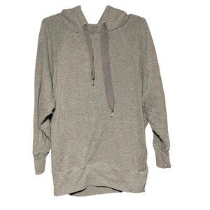 Aerie Woman’s Grey Casual Basic Drawstring Hooded Sweatshirt Size XS